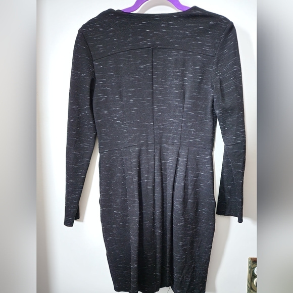 Dynamite Small Black and Gray Zipper Dress - Picture 2 of 4